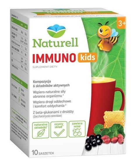 NATURELL Immuno KIDS, 10 szt., proszek w saszetkach 10 g