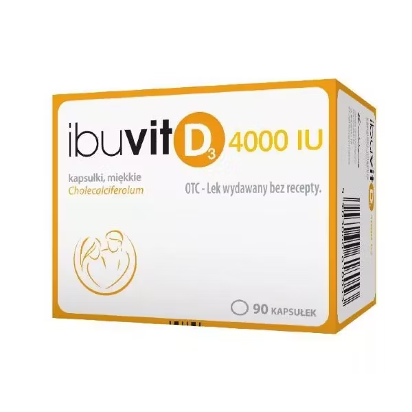 Ibuvit D3 4000IU 90 Kapsułek Miękkich