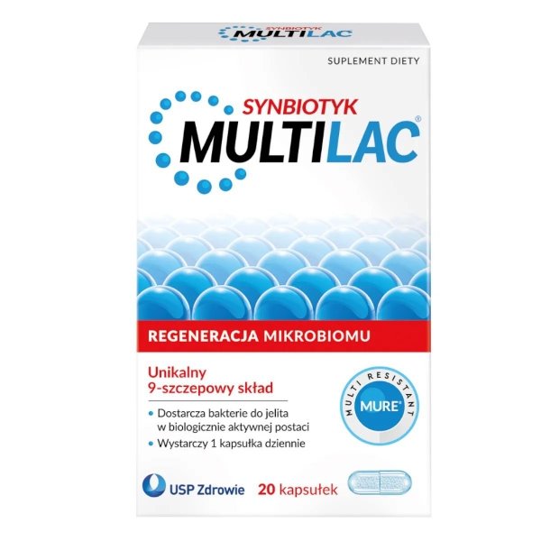 Multilac Synbiotyk 20 Kapsułek
