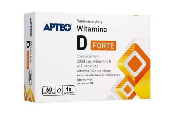 Witamina D Max 4000 j.m. APTEO, 60 kapsułek