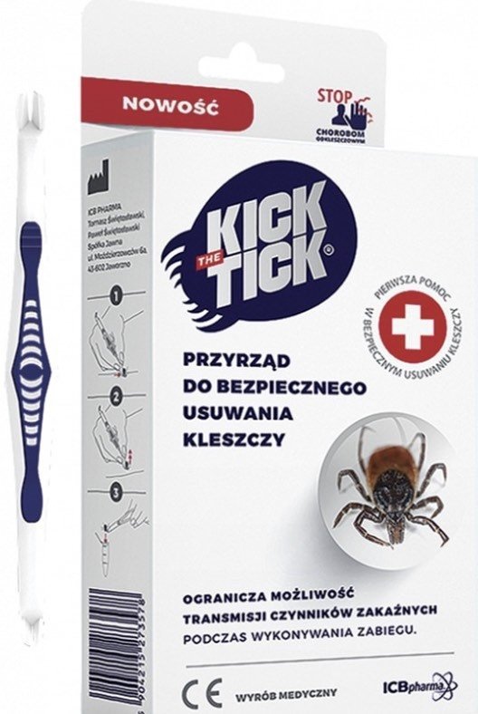 Kick The Tick przyrząd do bezpiecznego usuwania kleszczy