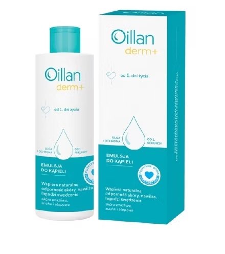 Oillan Derm+ Emulsja do kąpieli, 200 ml