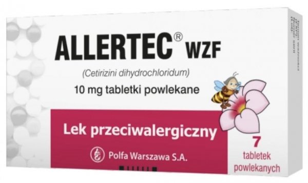 ALLERTEC 10mg x 7 tabletek