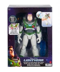 Mattel Figurka Lightyear Buzz Astral z plecakiem odrzutowym Światła i dźwięki Figurka Deluxe 30 cm