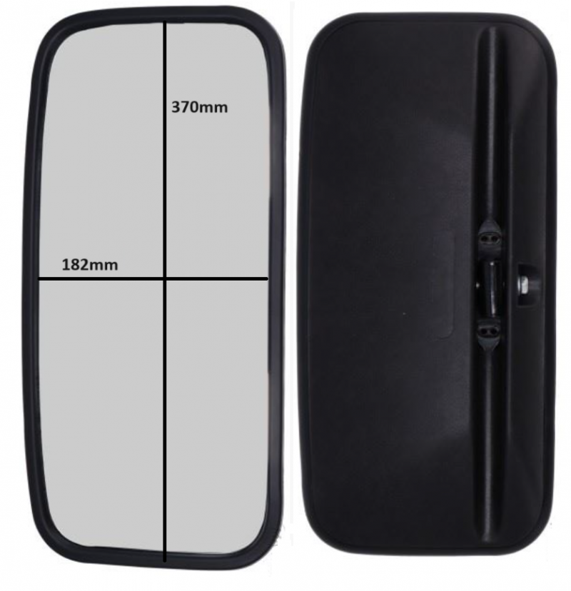 LUSTRO LUSTERKO BUS TIR AUTOBUS CIĄGNIK KOMBAJN 370x182