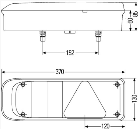 LAMPA TYLNA NACZEPA KOGEL KRONE SCHMITZ PRAWA TIR