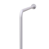 Uchwyt WC dla Niepełnosprawnych mocowany do podł-ścia prawy 80cm biały fi32 + MASKOWNICE