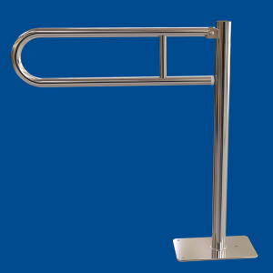 WC-Klappgriff 50cm aus rostfreiem Edelstahl
