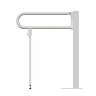 Uchwyt Uchylny WC dla Niepełnosprawnych wolnostojący 60cm biały fi32