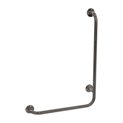 Uchwyt Kątowy dla Niepełnosprawnych prawy 60/40cm stal nierdzewna fi25