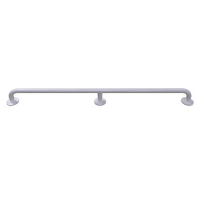 Uchwyt Prosty dla Niepełnosprawnych 140cm biały fi32 + MASKOWNICE