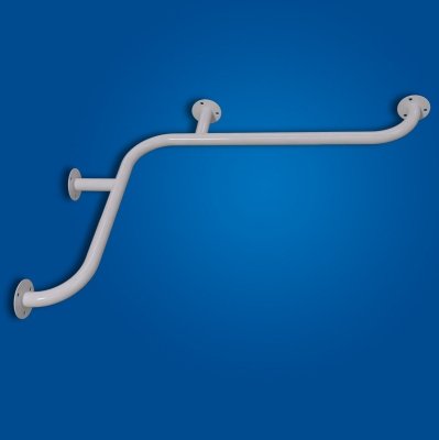 Uchwyt Wannowy dla Niepełnosprawnych poziomo 120/70cm biały fi32