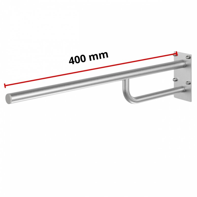 Uchwyt stały 50-85 cm dla niepełnosprawnych stal nierdzewna MODULAR 40cm