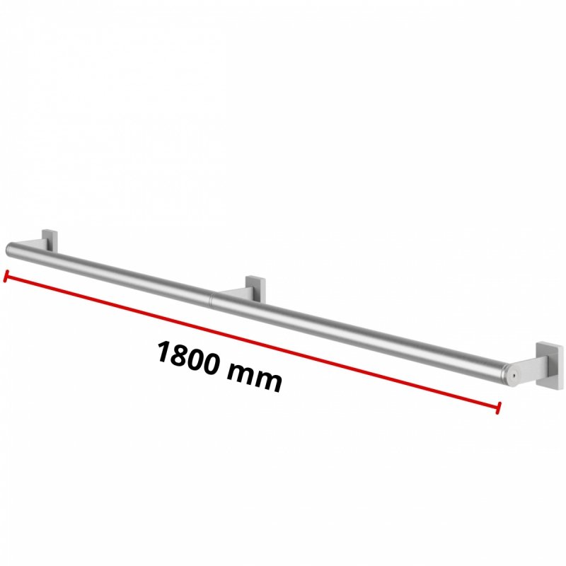 Poręcz prosta dla Niepełnosprawnych stal nierdzewna 180cm fi 32mm