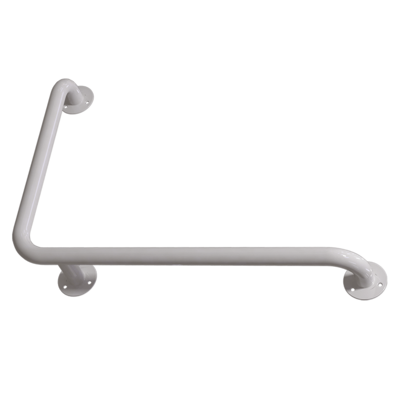 Uchwyt Kątowy dla Niepełnosprawnych prawy 100/60cm biały fi32