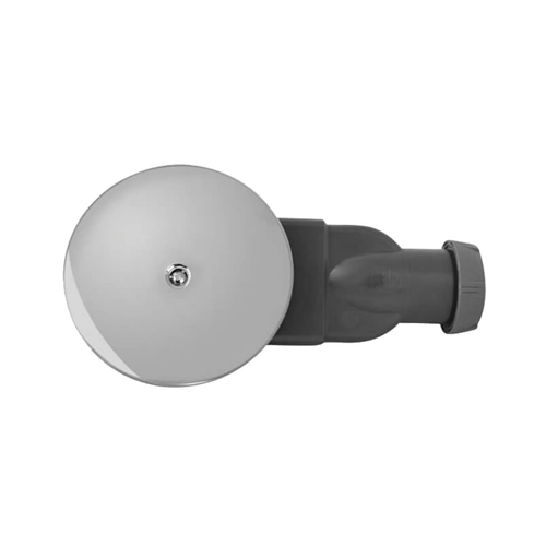 Syfon brodzikowy z pokrywą chrom niski 40-56mm otwór fi90 czyszczony od góry