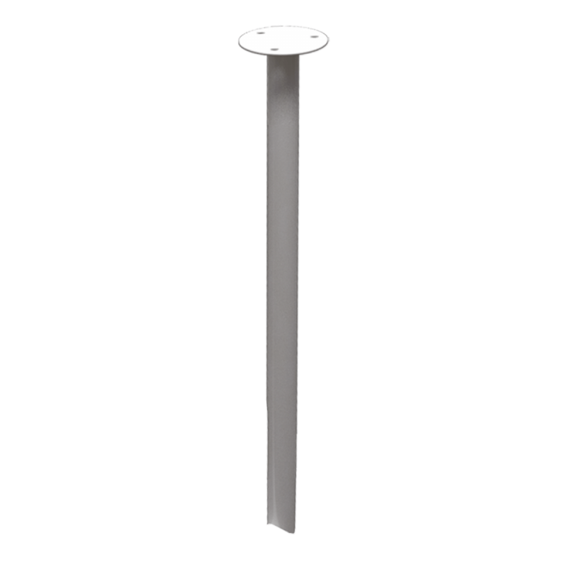 Podwieszenie drążka stałe 70cm białe fi25
