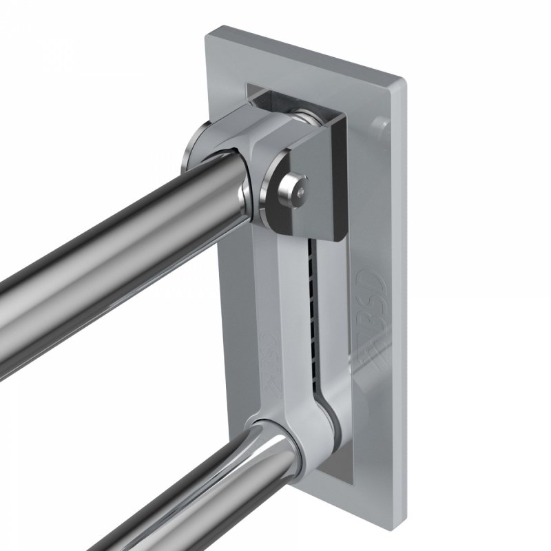 Uchwyt Uchylny dla Niepełnosprawnych z nogą 85cm stal nierdzewna fi32