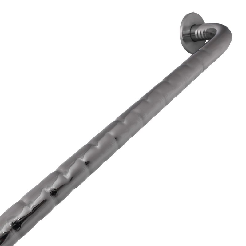 Uchwyt Kątowy dla Niepełnosprawnych prawy 110/60cm stal nierdzewna fi32  ryflowany