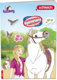 SCHLEICH Horse Club Kolorowanka z naklejkami 
