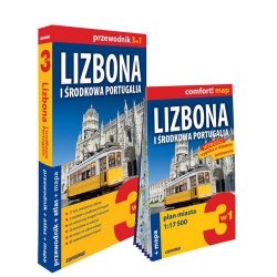 Lizbona i środkowa Portugalia 3w1 Przewodnik + atlas + mapa