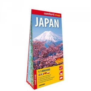 Japan laminowana mapa samochodow 1:1 400 000