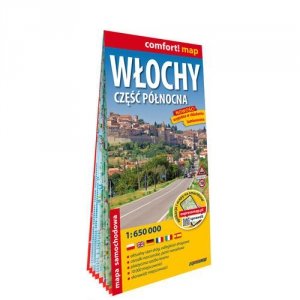 Włochy Część północna laminowana mapa samochodowa 1:650 000