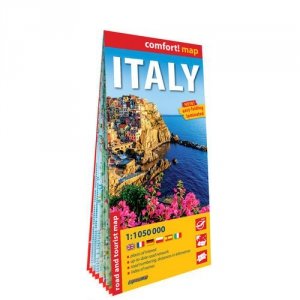 Włochy (Italy) laminowana mapa samochodowo-turystyczna 1:1 050 000