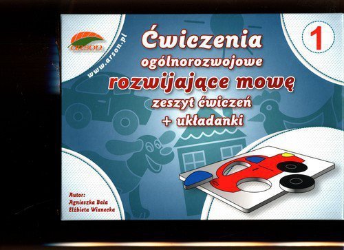 Ćwiczenia ogólnorozwoje rozwijające mowę zeszyt ćwiczeń + układanki