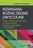 Równania różniczkowe zwyczajne 