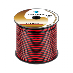 Kabel głośnikowy 1,5mm czarno-czerwony