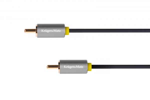 Kabel 1RCA-1RCA 0.5m  Kruger&amp;Matz Basic