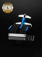 Ligaturka do klarnetu B/A Silverstein HEXA Platinum Gen. 5 Medium Blue