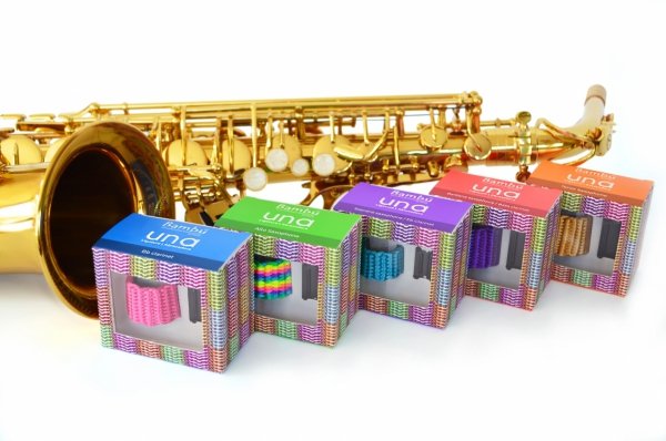 Ligaturka do saksofonu tenorowego Bambu UNA (10 kolorów)