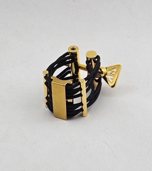 Ligaturka do saksofonu altowego SCV Ligatures M-Touch Gold Plating