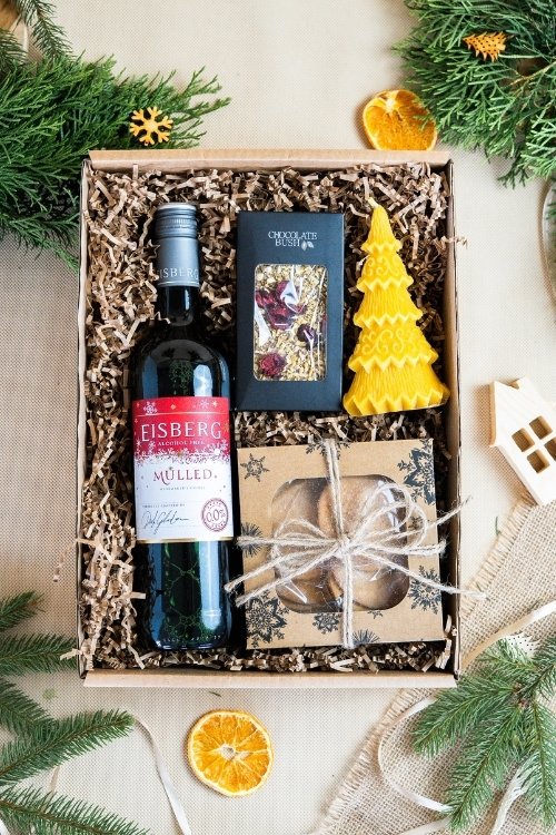 Zestaw prezentowy bezalkoholowy &quot;Wieczorny blask&quot; wnetrze