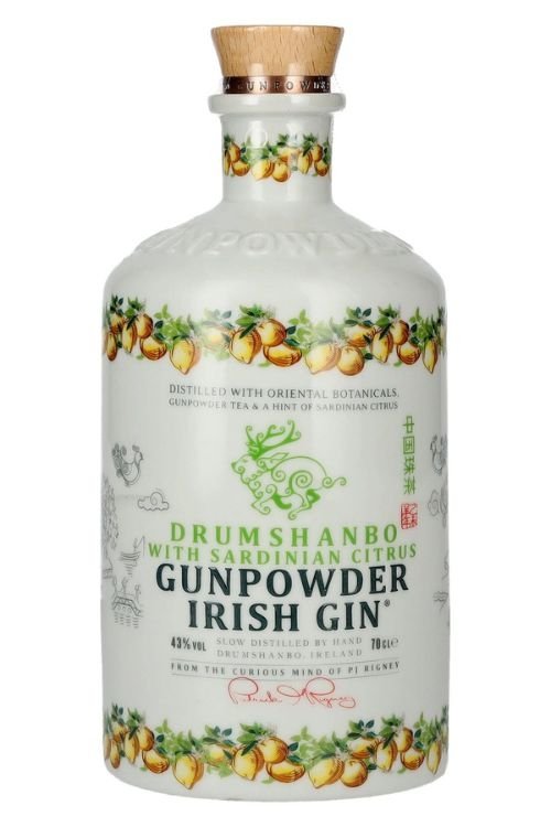 Gin Drumshanbo Gunpowder with Sardinian Citrus Ceramic 0,7l