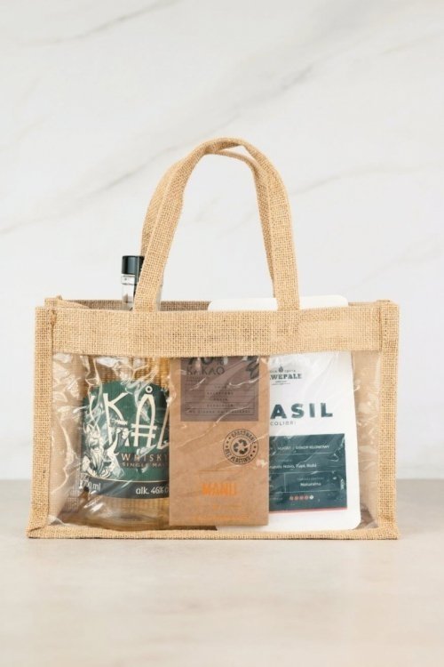 Zestaw prezentowy z whisky ,,Torebka konesera&quot;