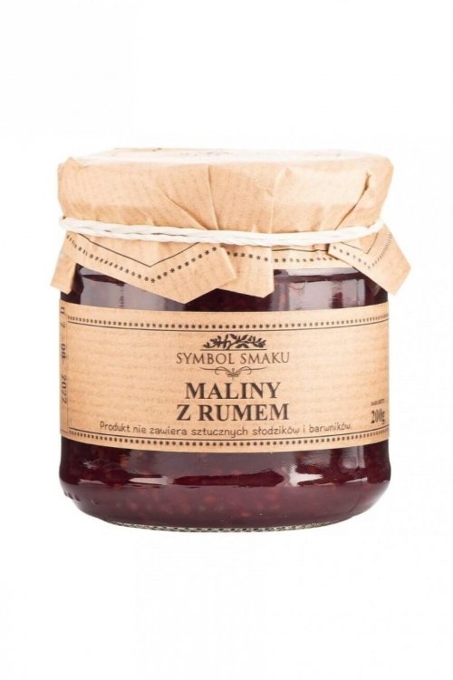 Maliny z rumem