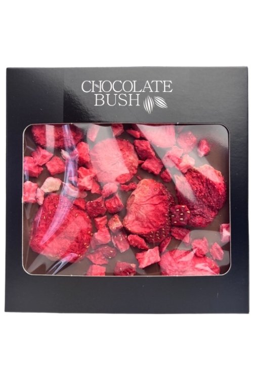 Czekolada mleczna z truskawkami Chocolate Bush 85g