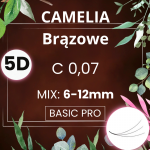 5D C 0,07 6-12mm BasicPro Paleta Mix CAMELIA BRĄZOWE