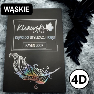 4D C CC D 0,07 6-12 mm  RAVEN LOOK Paleta Mix 1840 kępek WĄSKIE