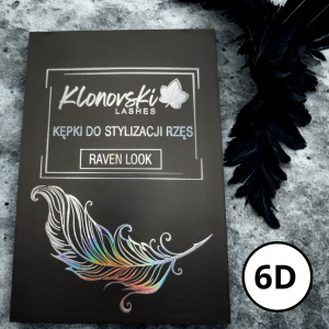 6D C 0,07 RAVEN LOOK Paleta 600 kępek -  Pojedyncze Długości