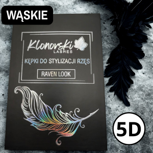 5D C CC D 0,07 6-12 mm  RAVEN LOOK Paleta Mix 1840 kępek WĄSKIE