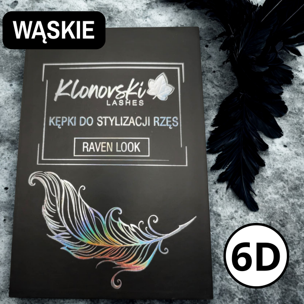 6D C CC D 0,07 7-13mm  RAVEN LOOK Paleta Mix 1760 kępek WĄSKIE