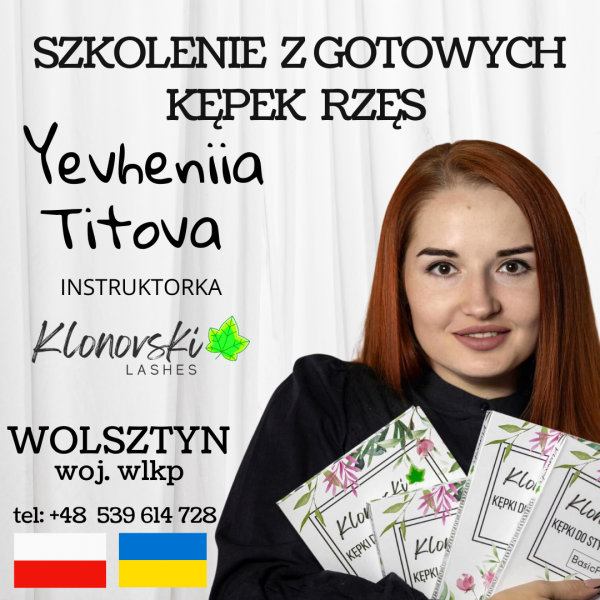 WOLSZTYN - SZKOLENIE 5 DNIOWE  - 3 DNI TEORII ONLINE + PRAKTYCZNY WEEKEND - SZKOLENIE INDYWIDUALNE - termin do ustalenia z Yevheniią