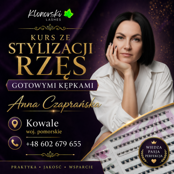 KOWALE - SZKOLENIE 5 DNIOWE  - 3 DNI TEORII ONLINE + PRAKTYCZNY WEEKEND - termin do ustalenia z Anną