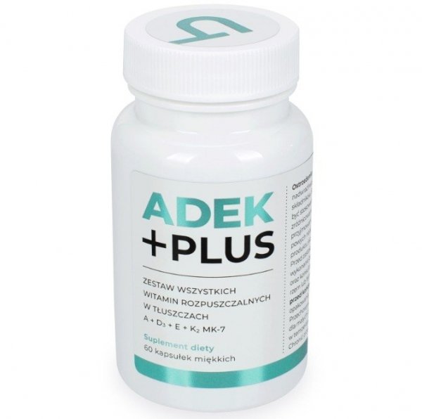 Visanto witamina ADEK Plus A+D3+E+K2 MK-7 suplement diety 60 kapsułek