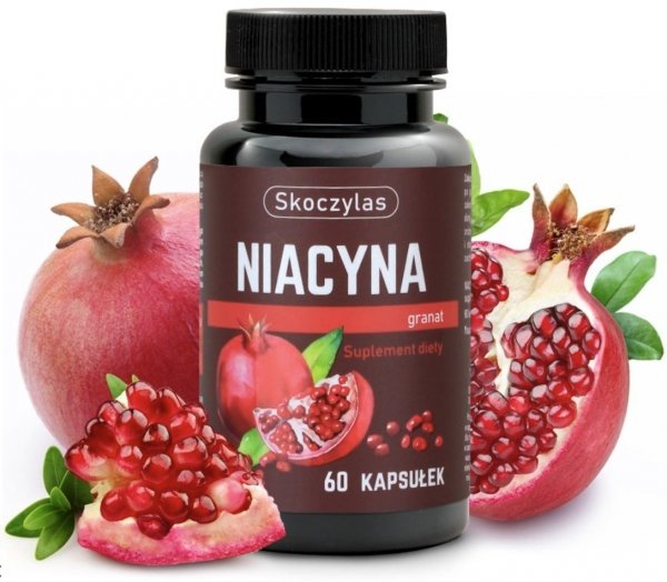Skoczylas Niacyna + Granat suplement diety, zmęczenie 