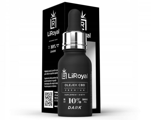 LiRoyal olejek konopny CBD Dark 10% + witaminy 11ml